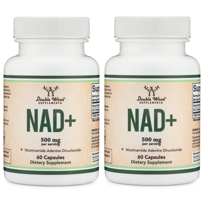 Pure NAD+ Booster Supplement (500mg) – Advanced Cellular Energy, Anti-Aging & Metabolic Support – 60 Capsules